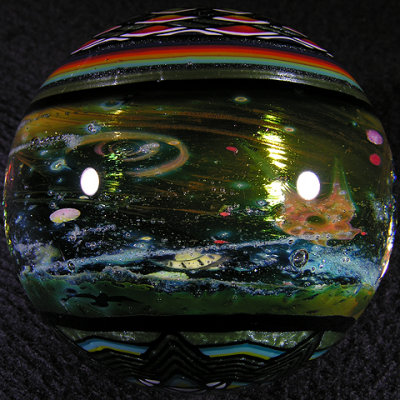 Nate's famous space scene-age brings it all together around the equator - you can see a UFO here.