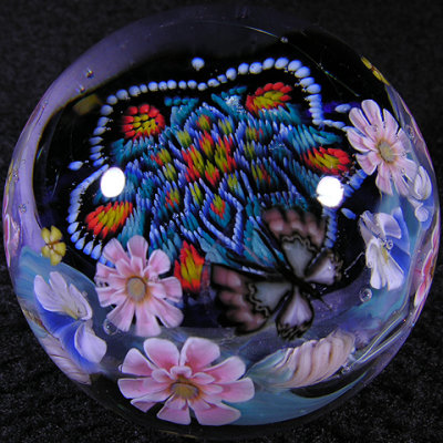 Tomomi's equatorial flower design envelopes the RR disc perfectly, with a gorgeous butterfly.