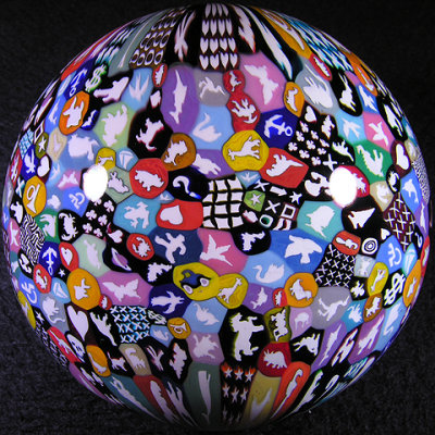 Jumbo Murrini Sphere Size: 3.26 Price: SOLD