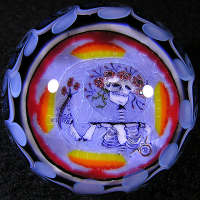This is Kevin's 'Bertha' millie from a GD cover. Sadly, it bubbled during the encasement and checked during the process.