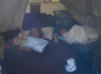 First Morning Camping