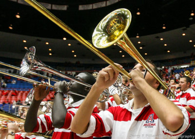 Arizona Band plays at halftime
