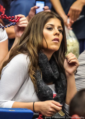 Arizona Fan watches the action