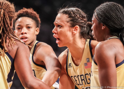Georgia Tech F Hamilton-Carter fires up her teammates