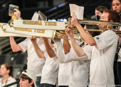 Jackets Band plays during an intermission