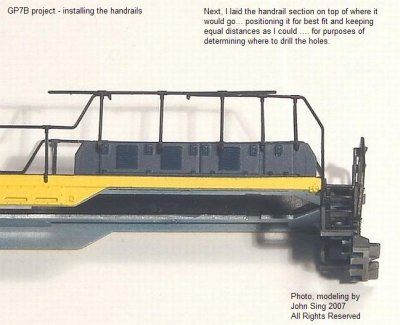 GP7B ajp1 Lay handrails in desired position - mark where to drill holes.jpg
