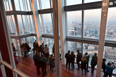 The Shard Trip lower viewing area