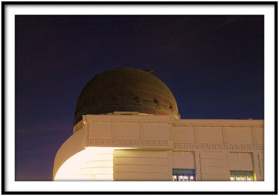 Griffith Observatory at night