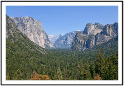 Yosemite Valley from Tunnel View