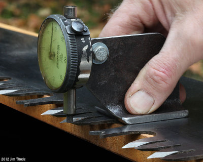 Homemade Dial Indicating Tooth Set Gauge