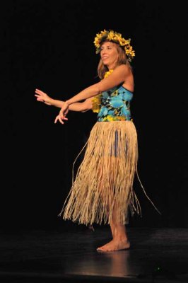 Debbie as Hula Dancer