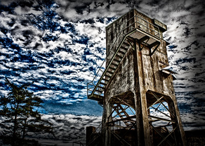 Director Tower, Belmont Battery, Fort Rodd Hill, Vancouver Island