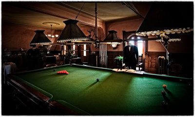 Billiard Room, Craigdarroch Castle, Vancouver Island