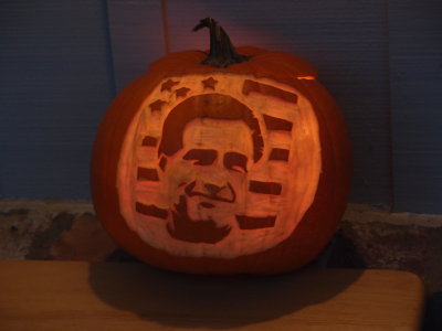 Mitt Romney pumpkin