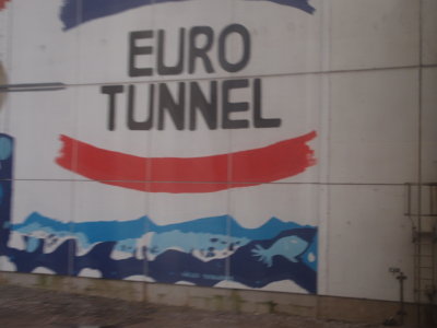 the entrance of the tunnel