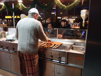 street vendor bratworst