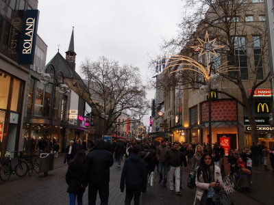 Shopping area in Koln