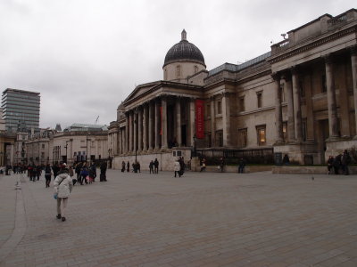 the National Gallery at Trafalgar Square
