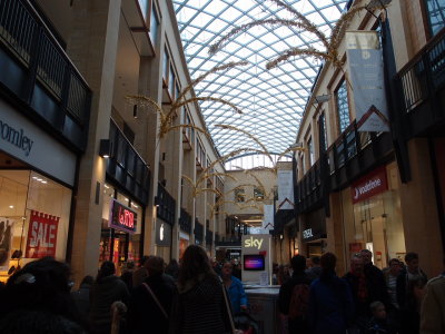 a nice shopping district