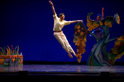 Daniel as Peter in Cincinnati Ballet's Peter and the Wolf