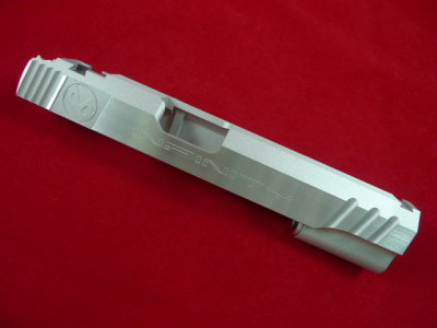 SV Infinity, 3LPI front serrations, and Logo rear serrations, Silver