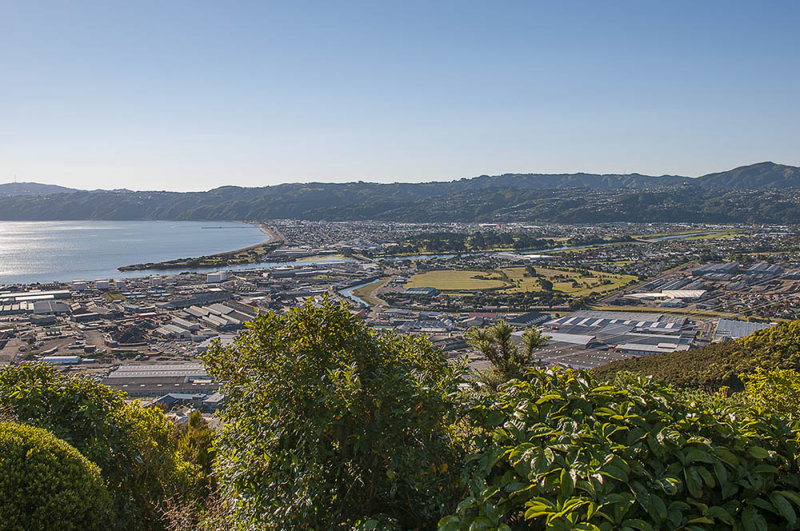 Petone from the Wainui-o-mata Hill Rd