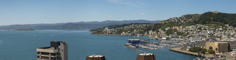 Wellington Harbour and City