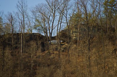 Clayhole Rock Bridge. As seen from KY Hy 476