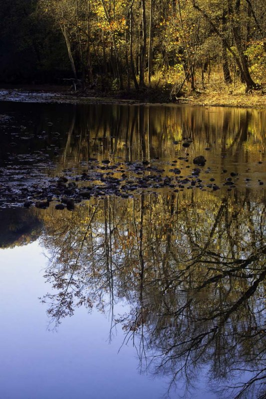 November Sunrise Reflection at Ponca Access