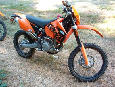 KTM 525 Jetting Test Bike