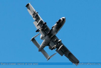 2012 - USAF A-10 Warthog on short final approach to Opa-locka Executive Airport military aviation aircraft stock photo #2207