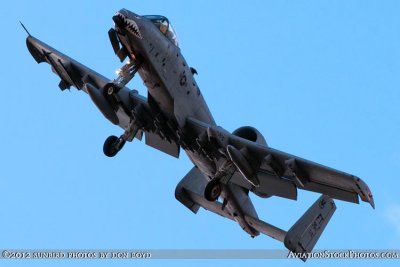 2012 - USAF A-10 Warthog on short final approach to Opa-locka Executive Airport military aviation aircraft stock photo #22