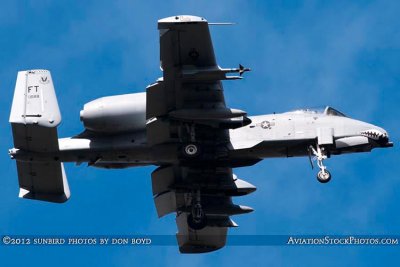 2012 - USAF A-10 Warthog #AF78-0688 on short final approach to OPF military aviation aircraft stock photo #2218