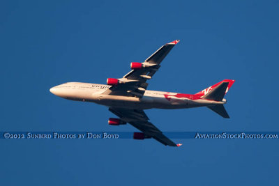 2012 - Virgin Atlantic B747-4Q8 G-VFAB airline aviation stock photo #2436