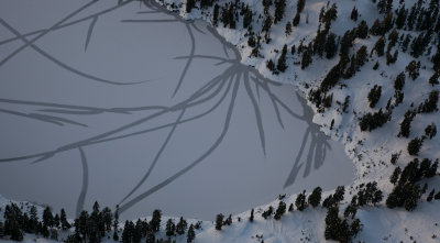 Watson Lake:  Ice Fracture Pattern <br> (WatsonLk_112612_010-1.jpg)*