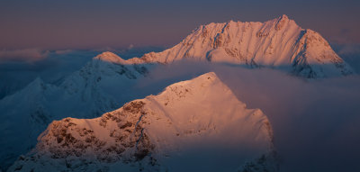 Crater Mountain (Foreground) & Jack Mountain, Looking Northwest  (Crater_011113_013-2.jpg)*