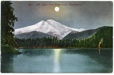 Mount Baker From Baker Lake, Washington (NCpostcard_004-2.jpg)