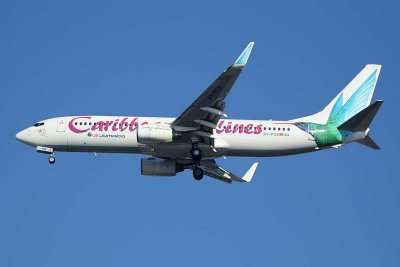 Carribean Airlines B-737-800 with smaller Air Jamaica title