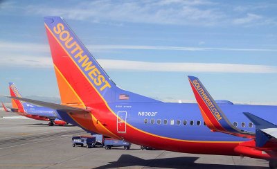 Southwest winglet and tails.