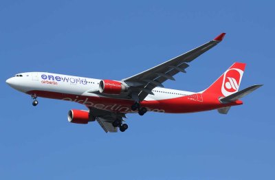 Air Berlin in OneWorld livery, April 2013