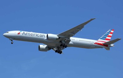 AA's new livery shown to perfection on a beautiful sunny afternoon.