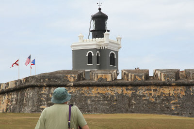 When he saw the lighthouse at El Morro, Howard said, So this is why you wanted to come here first!