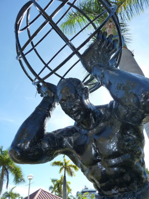 I loved this sculpture at a roundabout in St. Martin (or maybe it was Sint Maarten)
