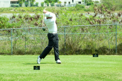 2013 Puerto Rico Open - Mr. Ishikawa taking a swing.