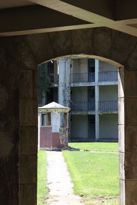 And saw the guard shack.
