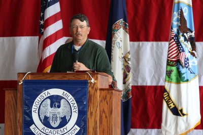 And here's Mike P., '76, inducted for his expert marksmanship.  He also came in 1st at the Clay Shoot.