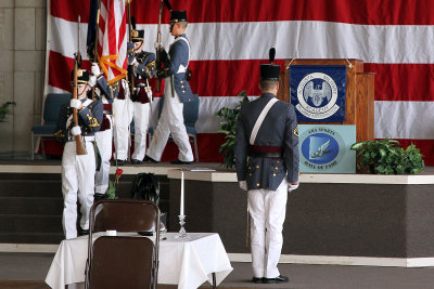 Color Guard & the White Table, which honors missing American service members. 