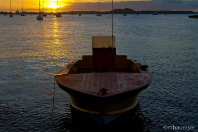 Boat at Sunset 10980