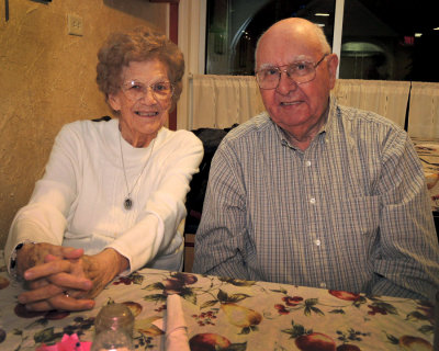 Mom & Dad at Flavors on Elm