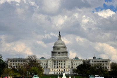 Clouds over the U.S. Capital